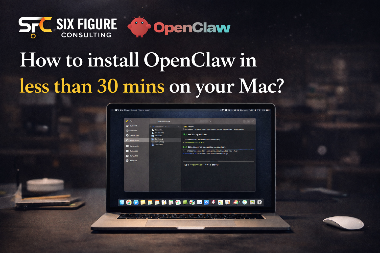 How to install OpenClaw in less than 30 mins on your Mac?