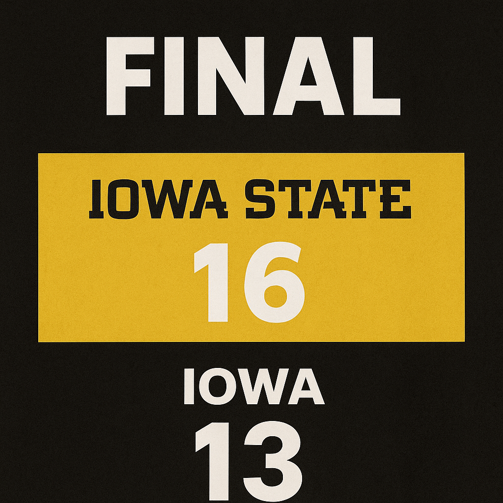Rapid Recap:  ISU 16 IOWA 13