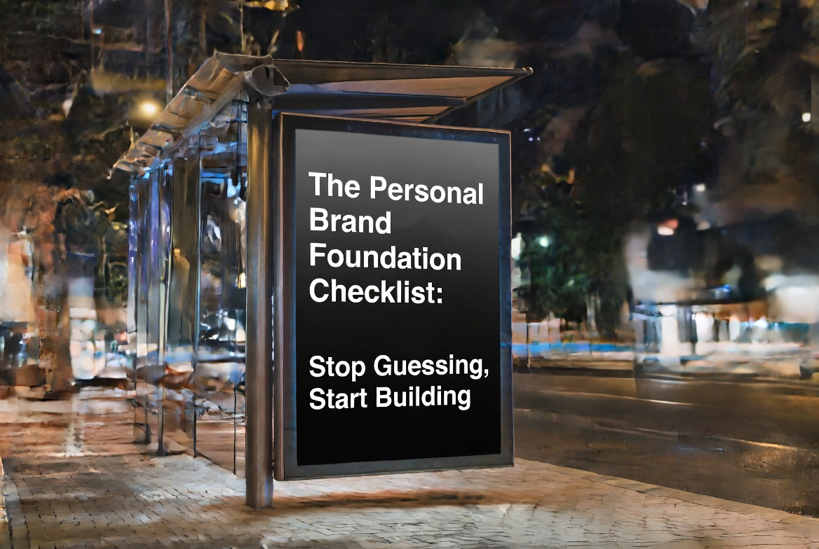 The Personal Brand Foundation Checklist: Stop Guessing, Start Building