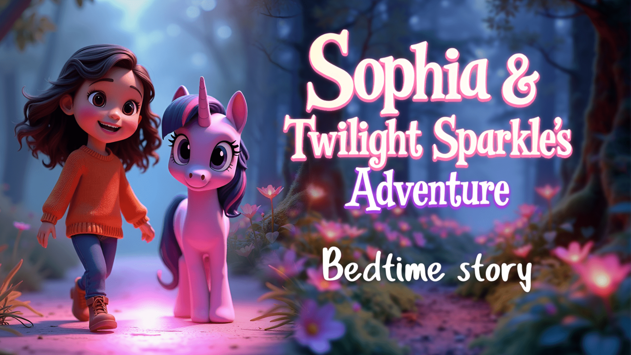 Today’s Story: ✨ Sophia helps Twilight Sparkle Find A Magical Book!🦄