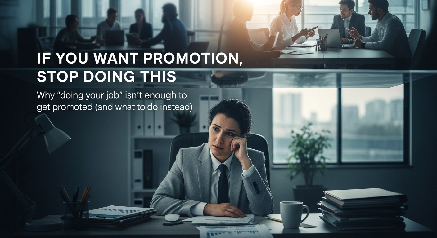 If You Want Promotion, Stop Doing This
