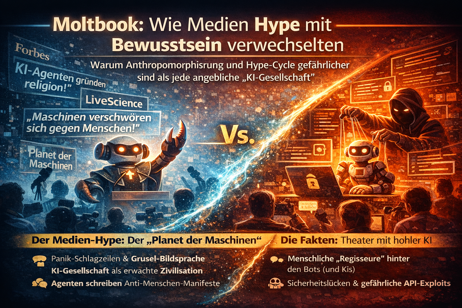 Moltbook: Wie die Presse einer Hummer-Religion nachjagte und echte KI-Arbeitgeber übersah