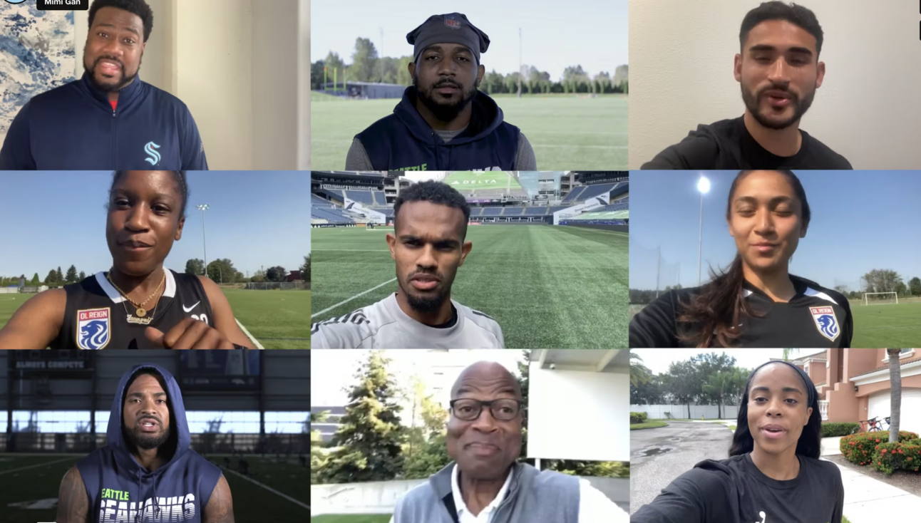 Leaders seek sports stars to get out the vote in swing states