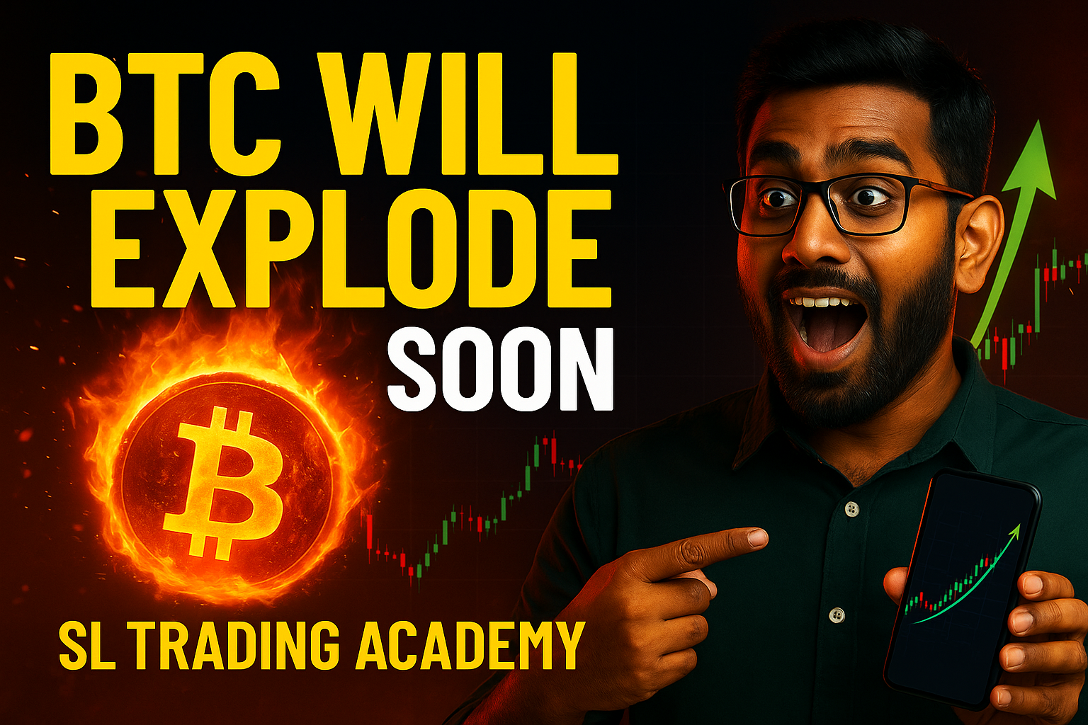 BTC will explode soon.... SL Trading Academy
