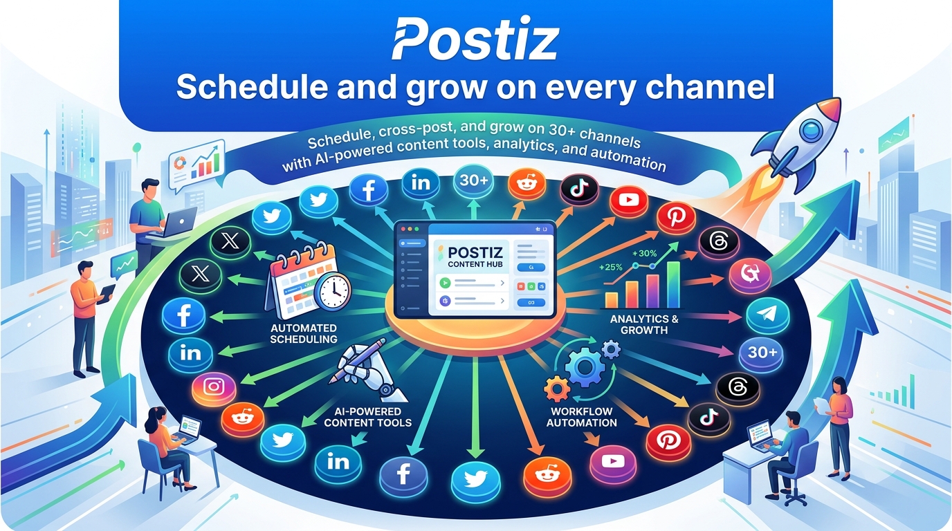 Postiz: Manage and Grow on Every Platform – Schedule, Share Posts, and Expand on Over 30 Channels with AI Content Tools, Data, and Automation – My AppSumo Review