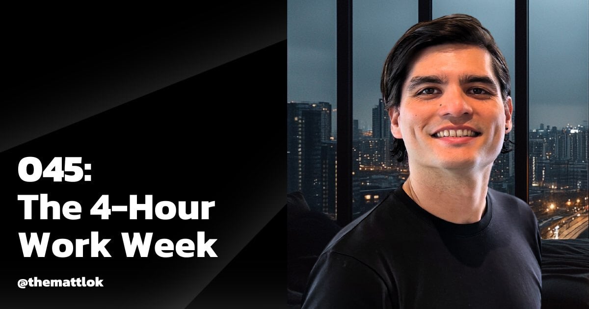 ⚫ 045: The 4-Hour Work Week Myth