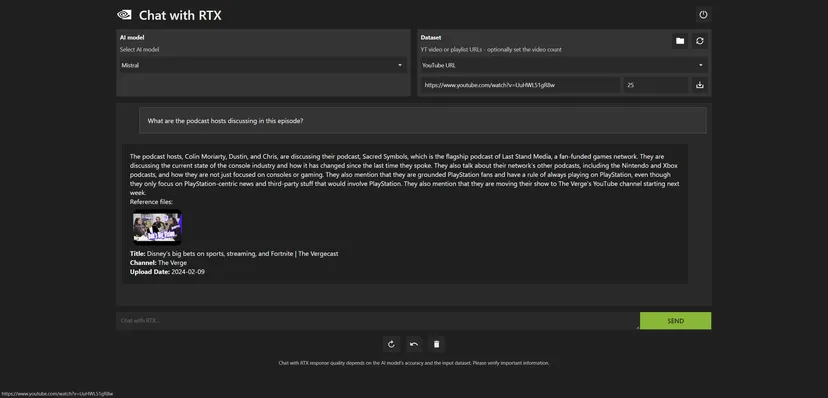Nvidia's Chat with RTX: AI Chatbot on Your PC