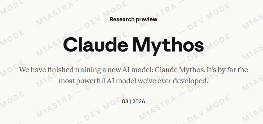 Anthropic's Most Powerful Model Revealed in Data Leak