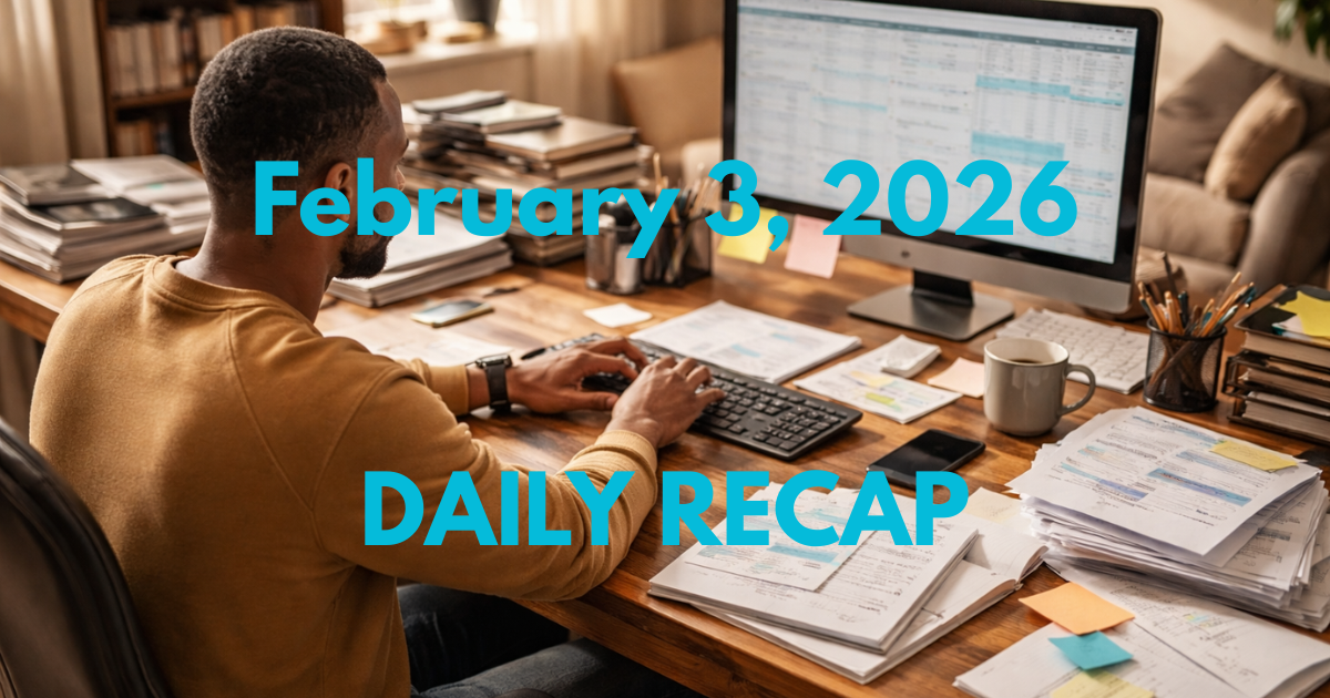 February 3, 2026 – Daily Recap