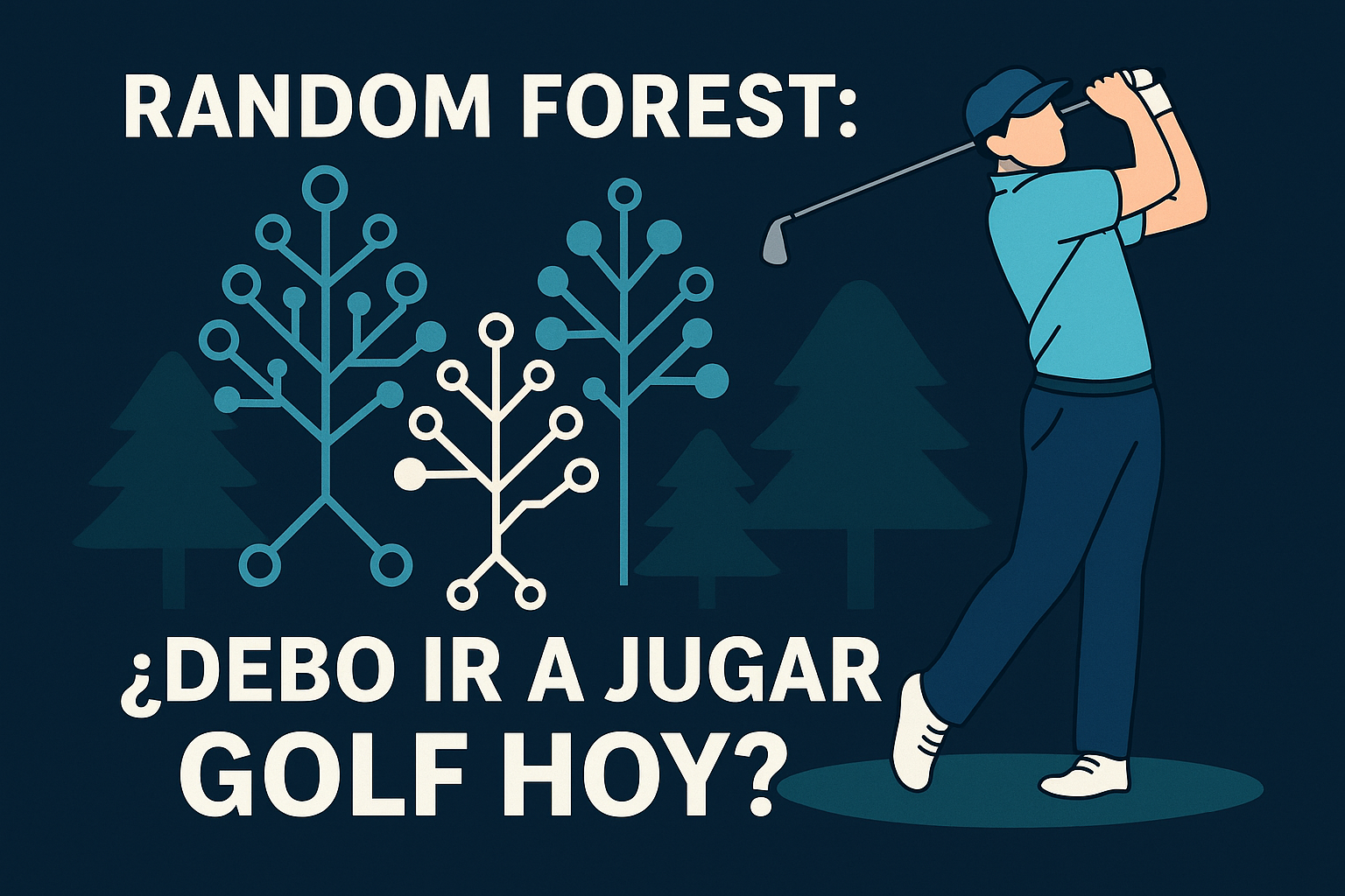 🎨 🏌️‍♂️🌲 Random Forest para Decidir si Jugar Golf