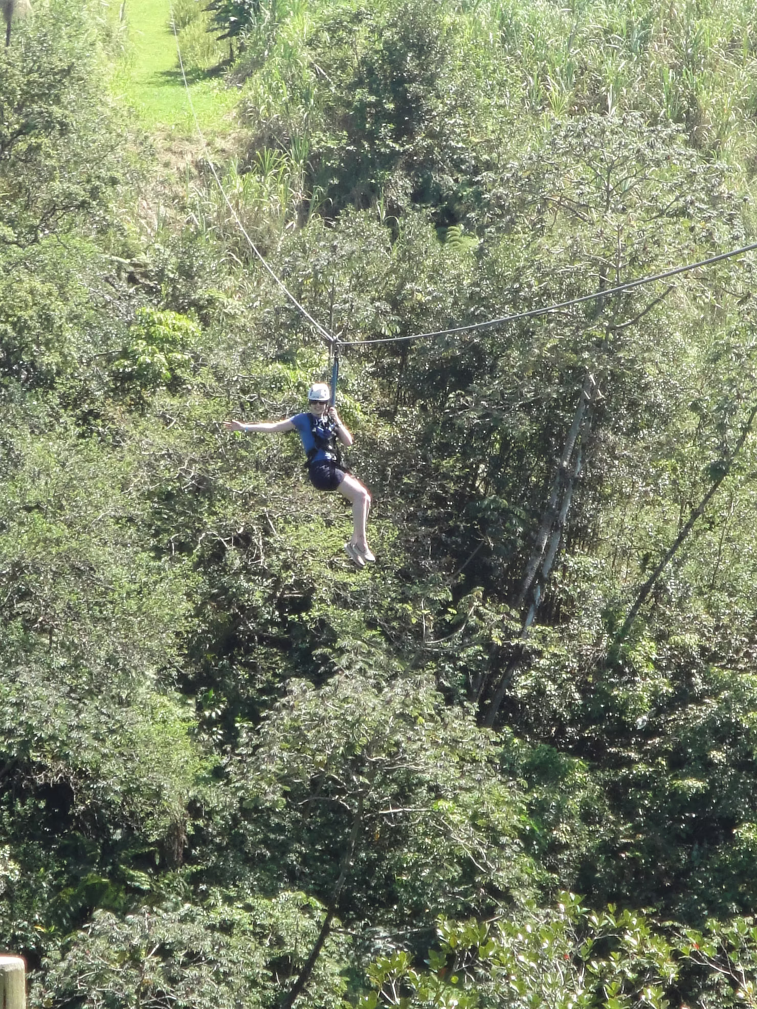Zipping across Hawaii
