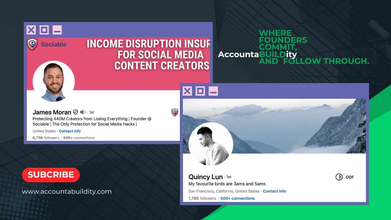 James' 3500 Creators. Quincy's $1M Sprint