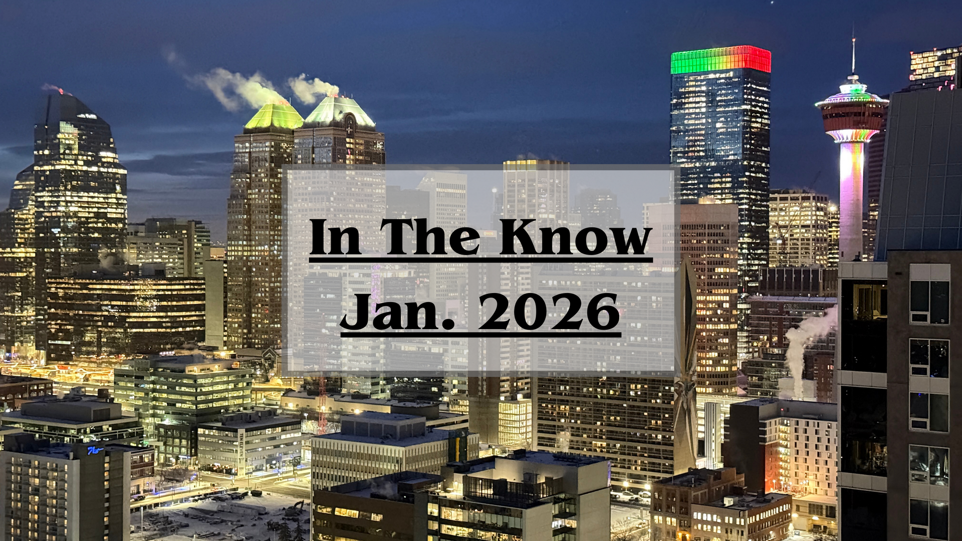 In The Know; Jan. 2026