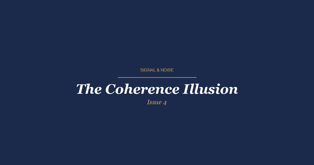 The Coherence Illusion