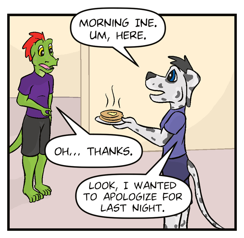 Game Day - Page 7: Apology Pancakes