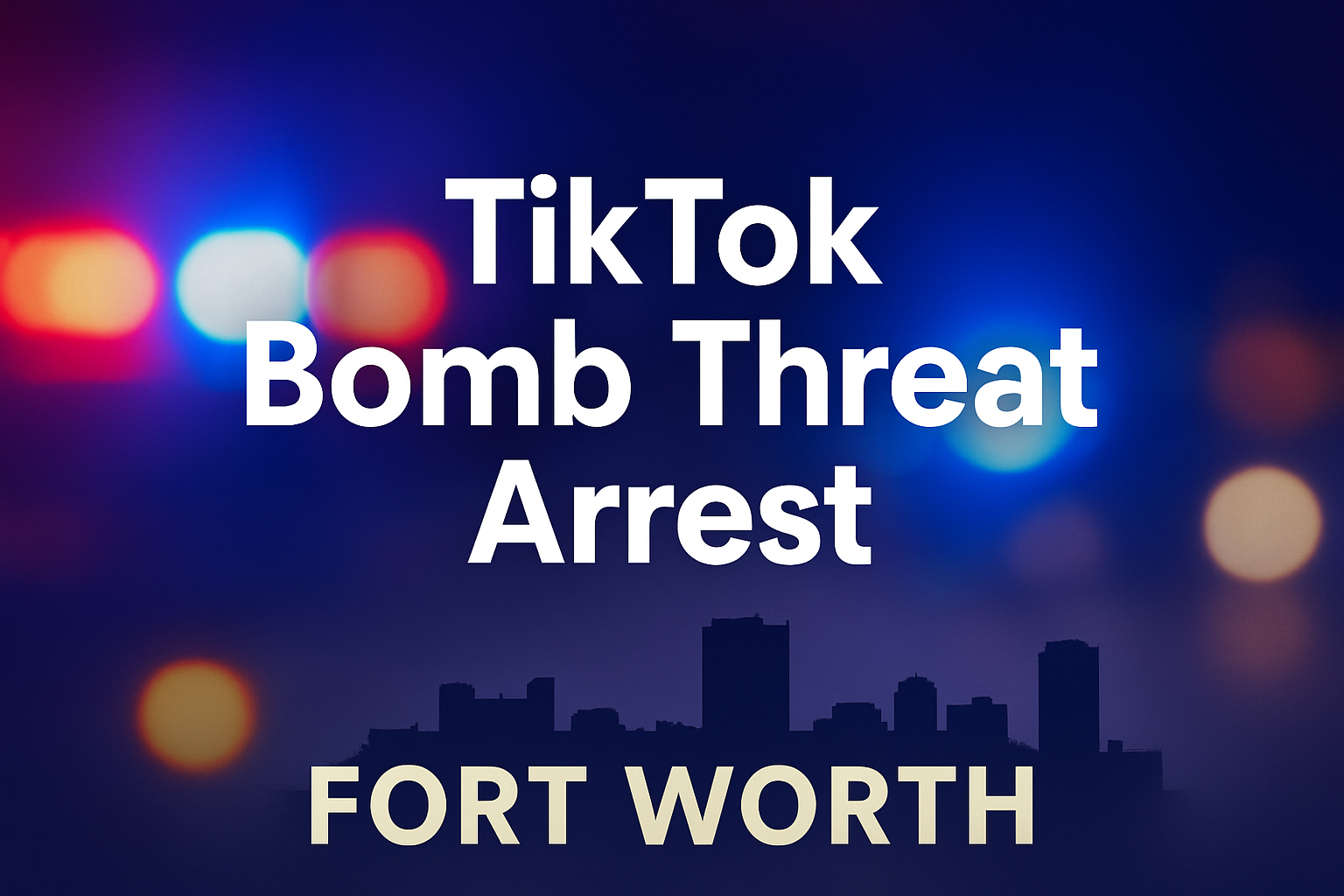 Afghan Man Arrested After Alleged TikTok Bomb Threat in Fort Worth