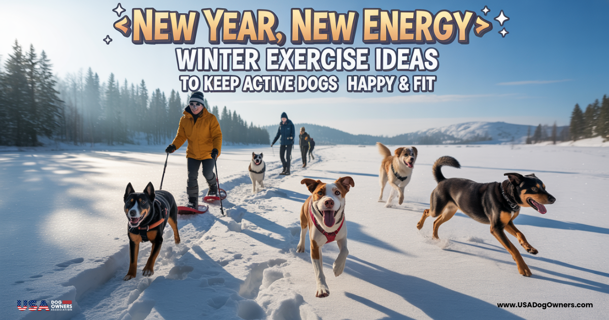 ✨New Year, New Energy: Winter Exercise Ideas to Keep Active Dogs Happy & Fit