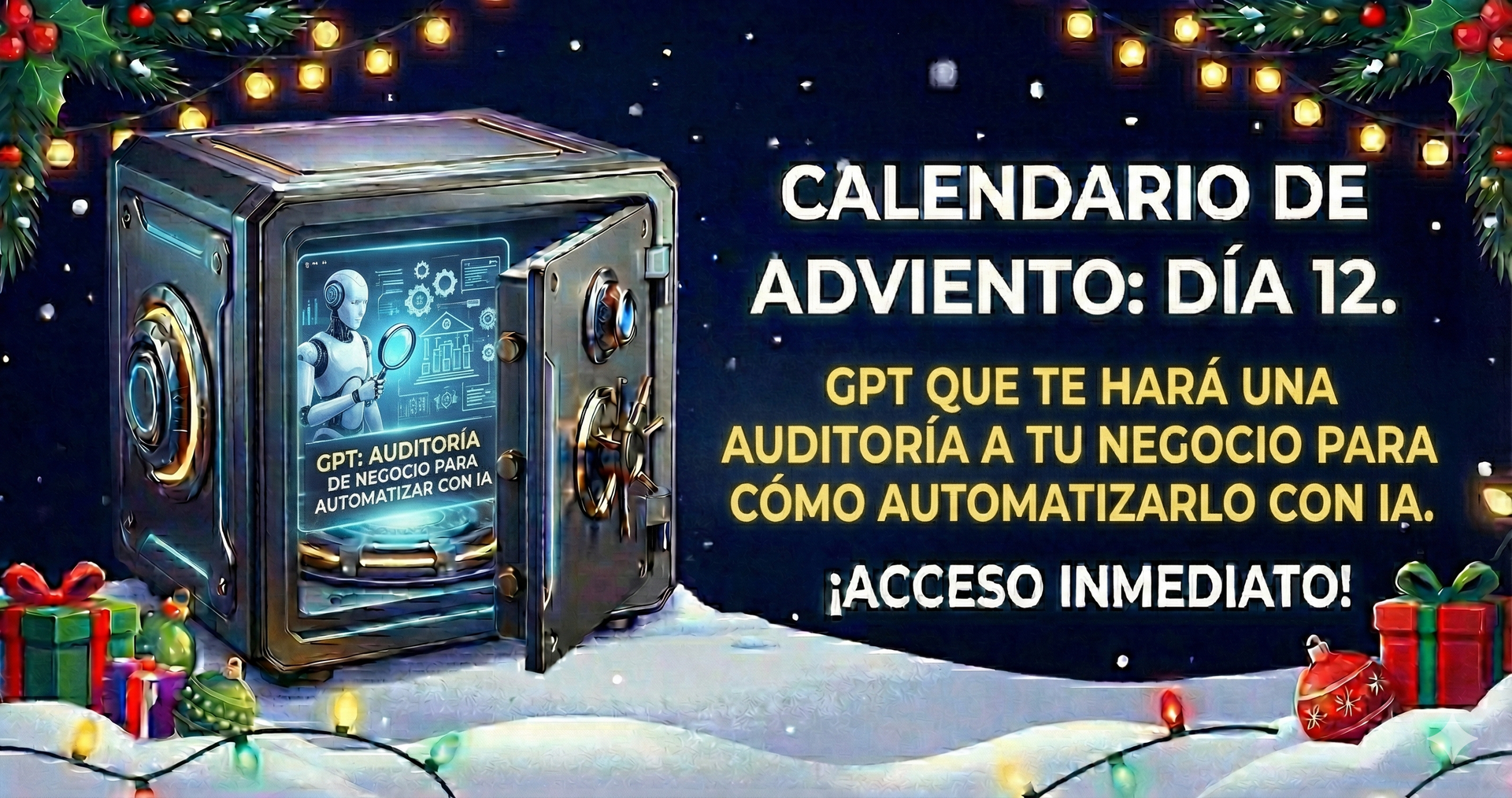 Día 12 - Calendario de Adviento 🎁