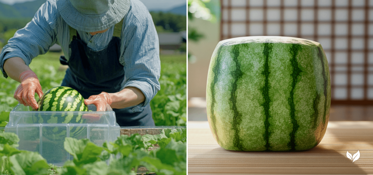 🌱 The Culture Behind Square Watermelons 