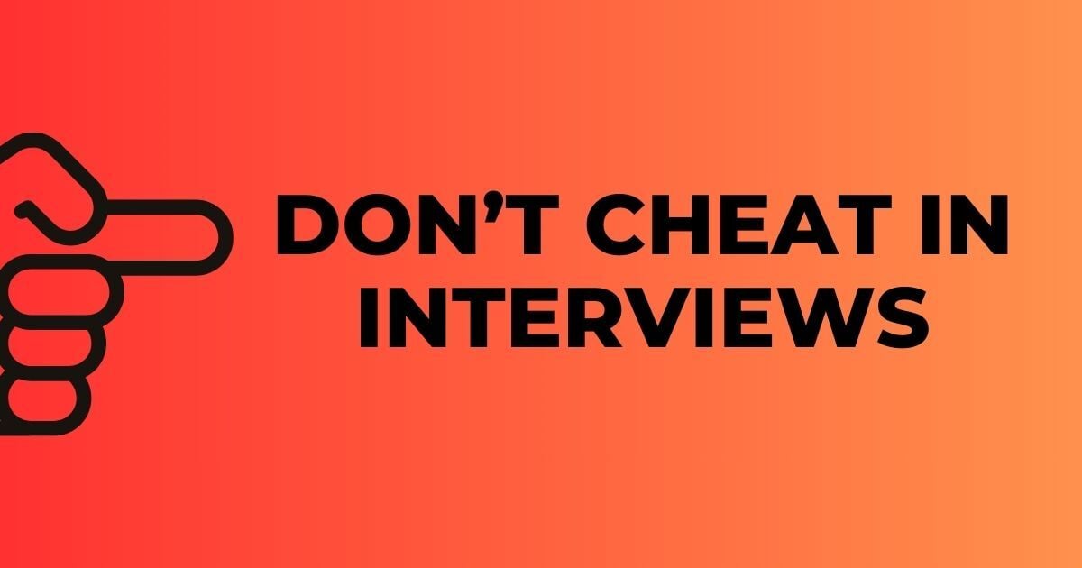 Cheating in Interviews