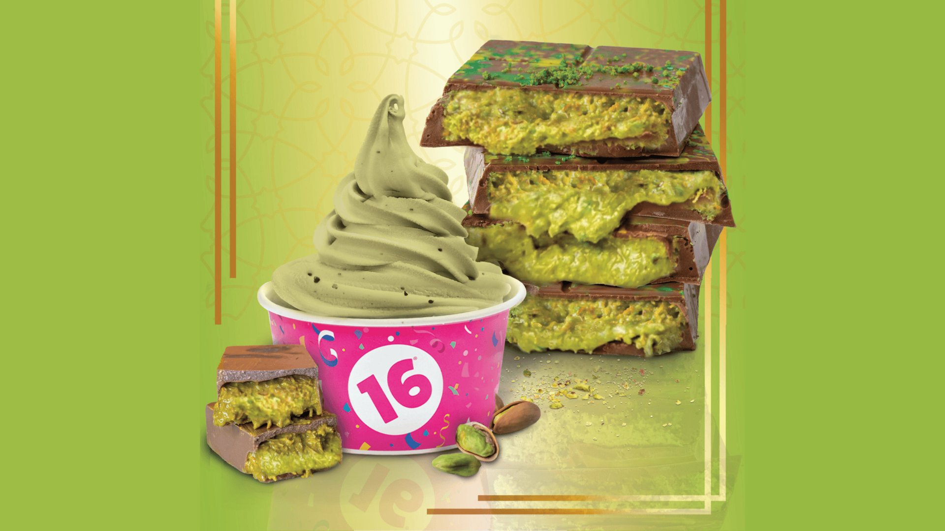 16 Handles Froyo-ifies the Dubai Chocolate Craze with Luxurious New Flavor Launch