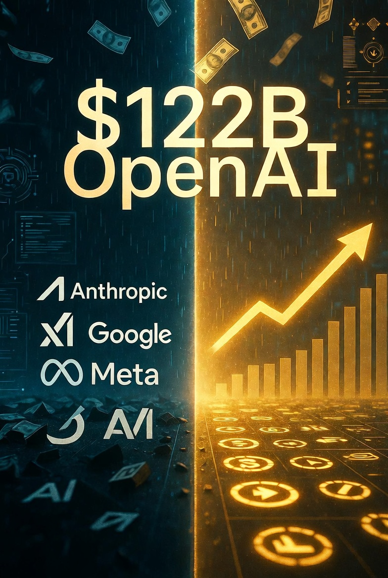 OpenAI raised $122B. The real story is who didn't