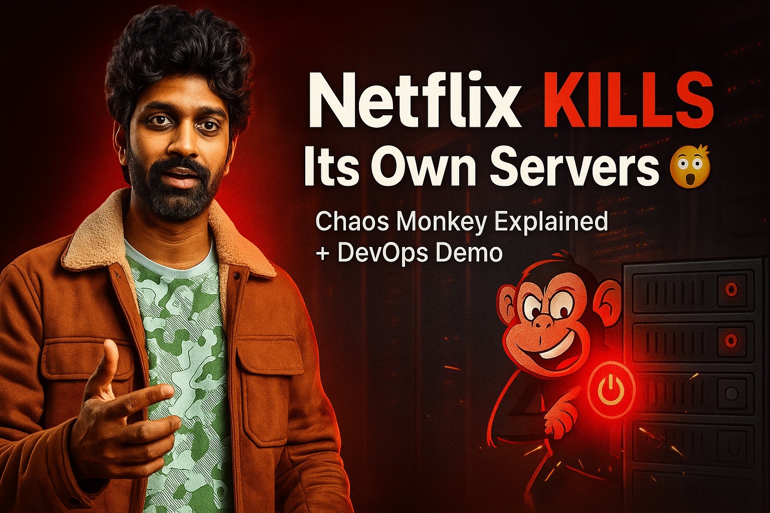 ⚡Netflix Chaos Monkey | Why Netflix Destroys Its Own Servers on Purpose
