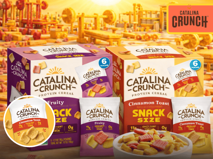 Catalina Crunch Goes Small With Snack Size Protein Cereal