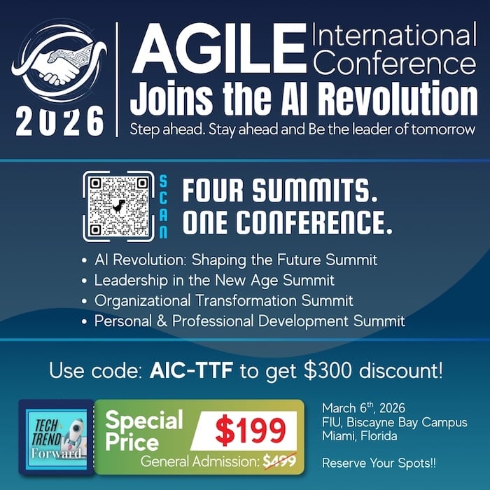 Tech Trend Forward Sponsors Agile International Conference, AIC 2026