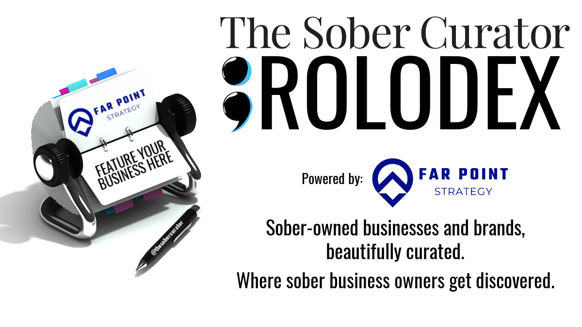 The Sober Curator Rolodex 📇Is Live (and This One’s a Big Deal)