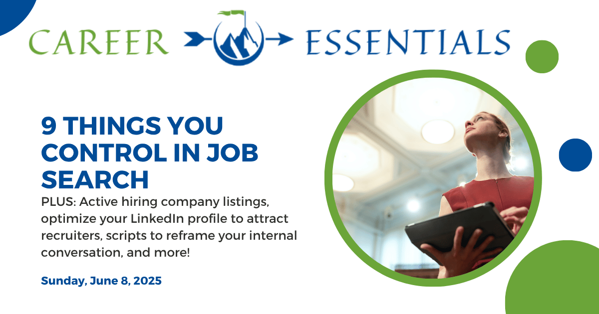 9 Things You Control in Job Search