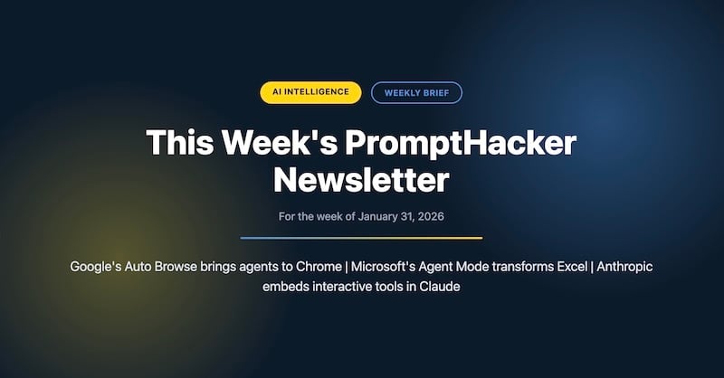 Google's Auto Browse, Microsoft's Agent Mode, and Anthropic's interactive tools all shipped this week...