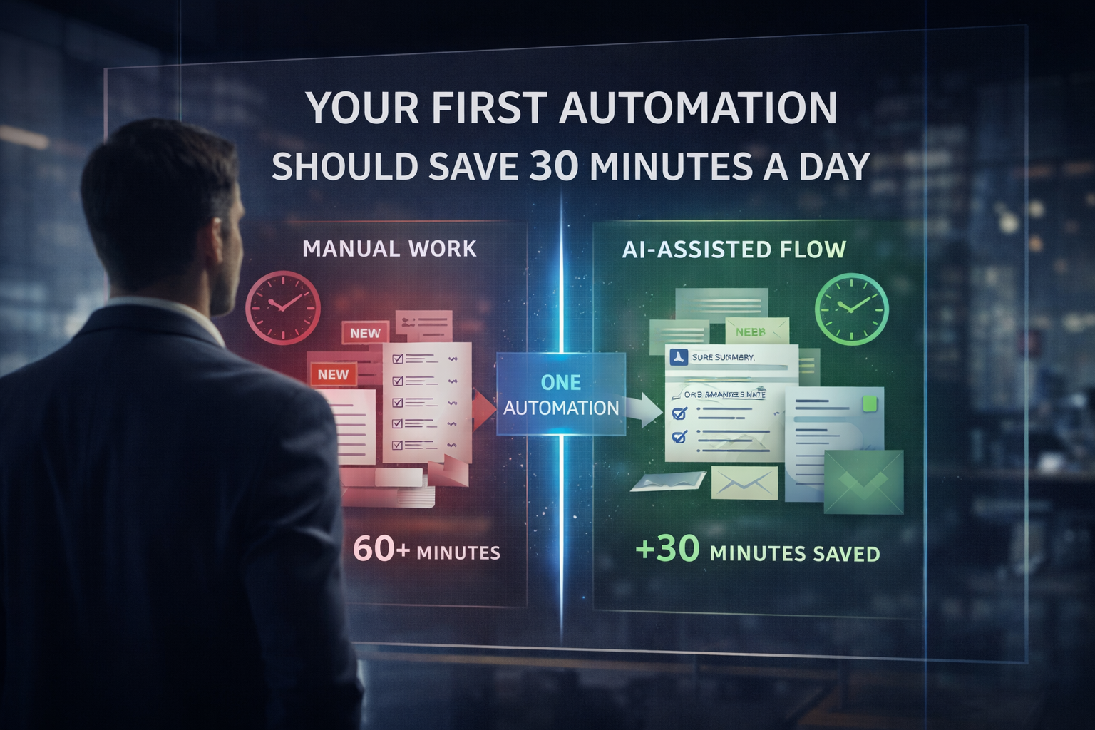 Your First Automation Should Save 30 Minutes a Day