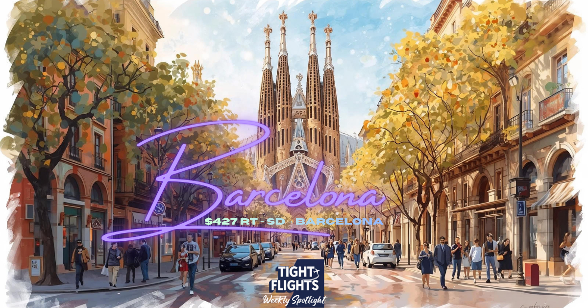 🚨 Barcelona for $427 RT?! Springtime Europe Just Got Real
