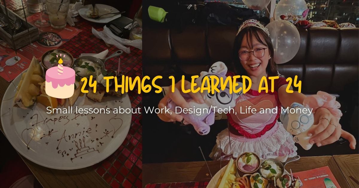 24 things I learned at 24