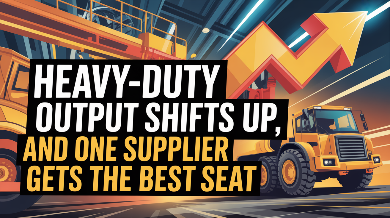 Heavy-Duty Output Shifts Up, And One Supplier Gets The Best Seat