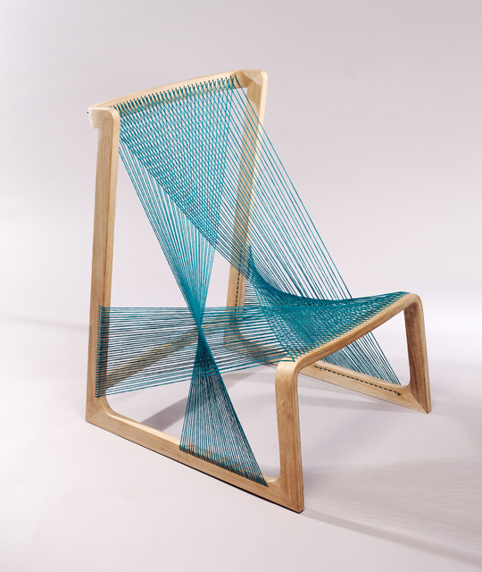 Chair of Oak + Silk