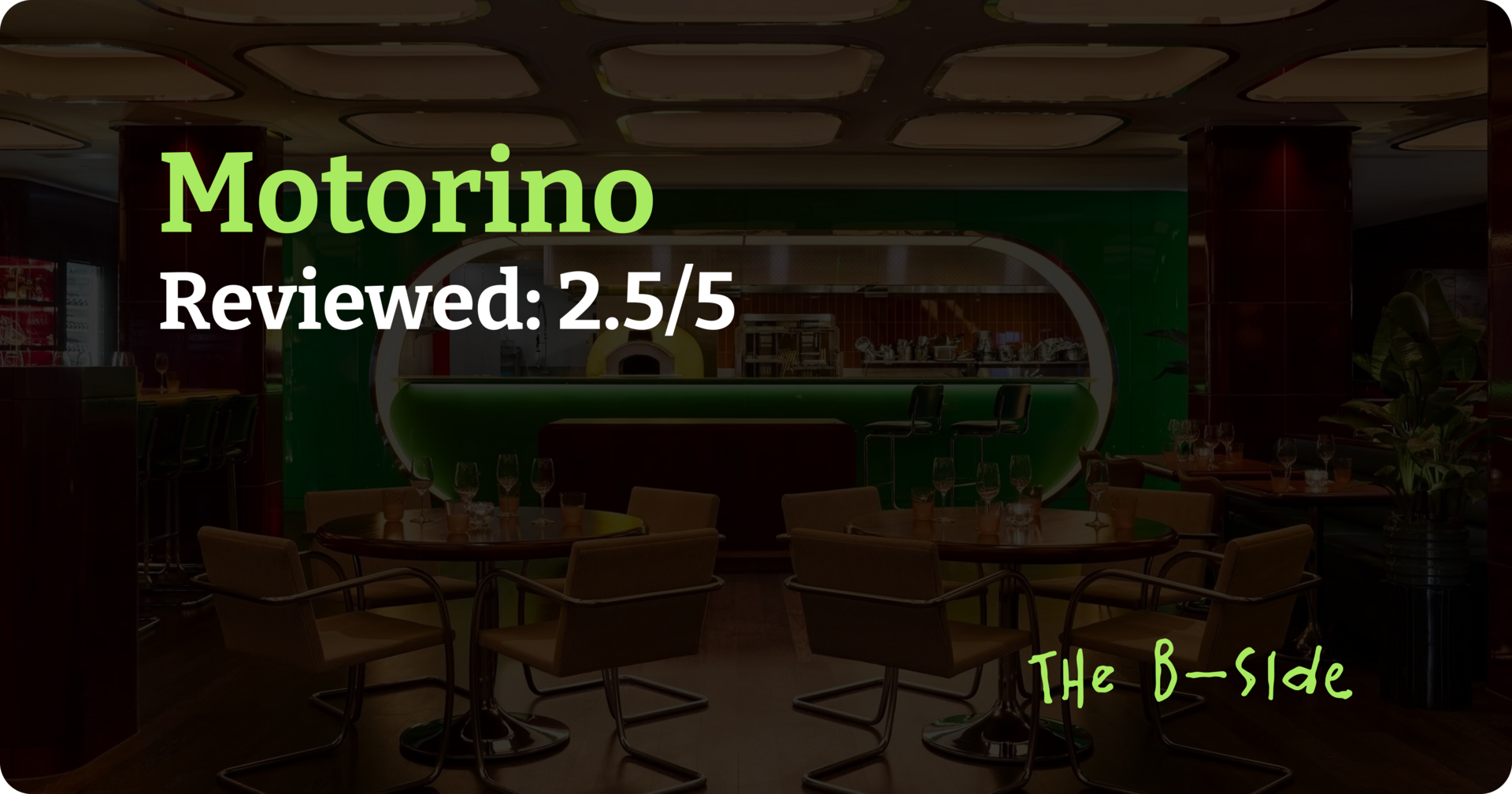 Motorino, Fitzrovia: “If my grandmother had wheels, she’d be a bike” — Review