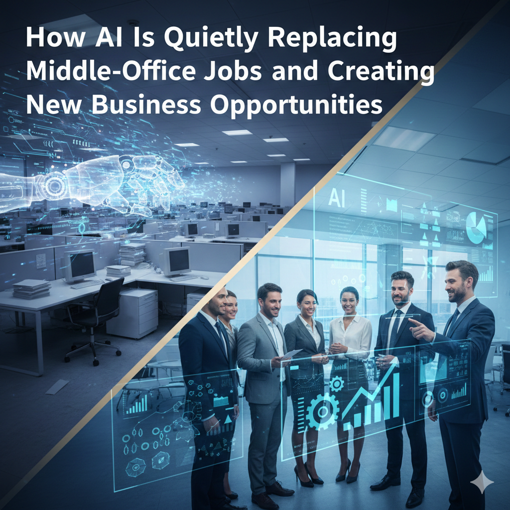 How AI Is Quietly Replacing Middle-Office Jobs and Creating New Business Opportunities