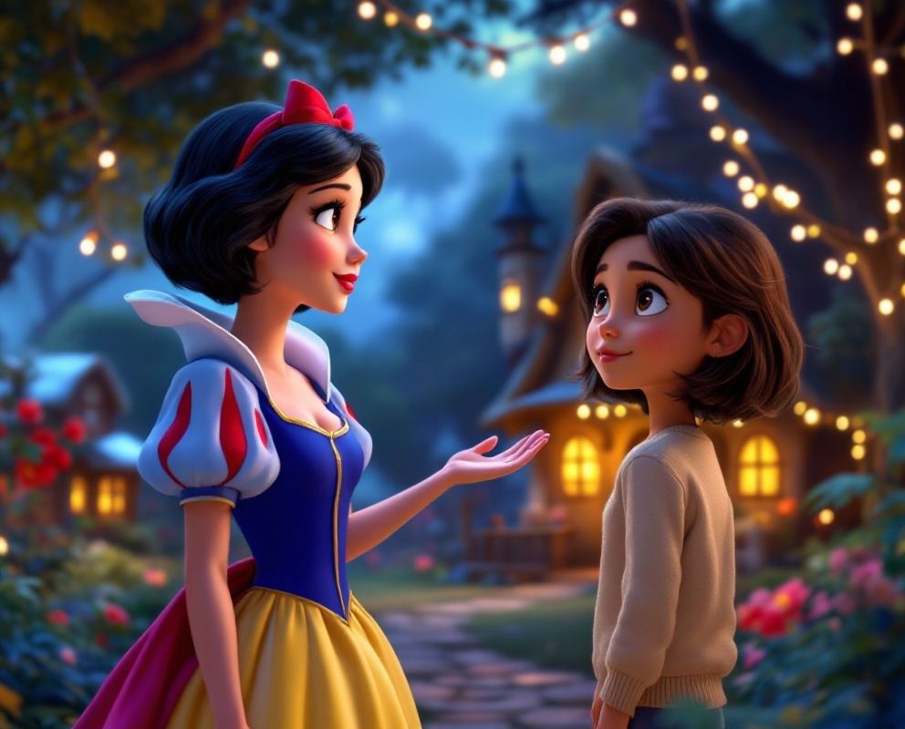 Today’s Story: Sophia’s Enchanted Forest Invitation from Snow White 🌲