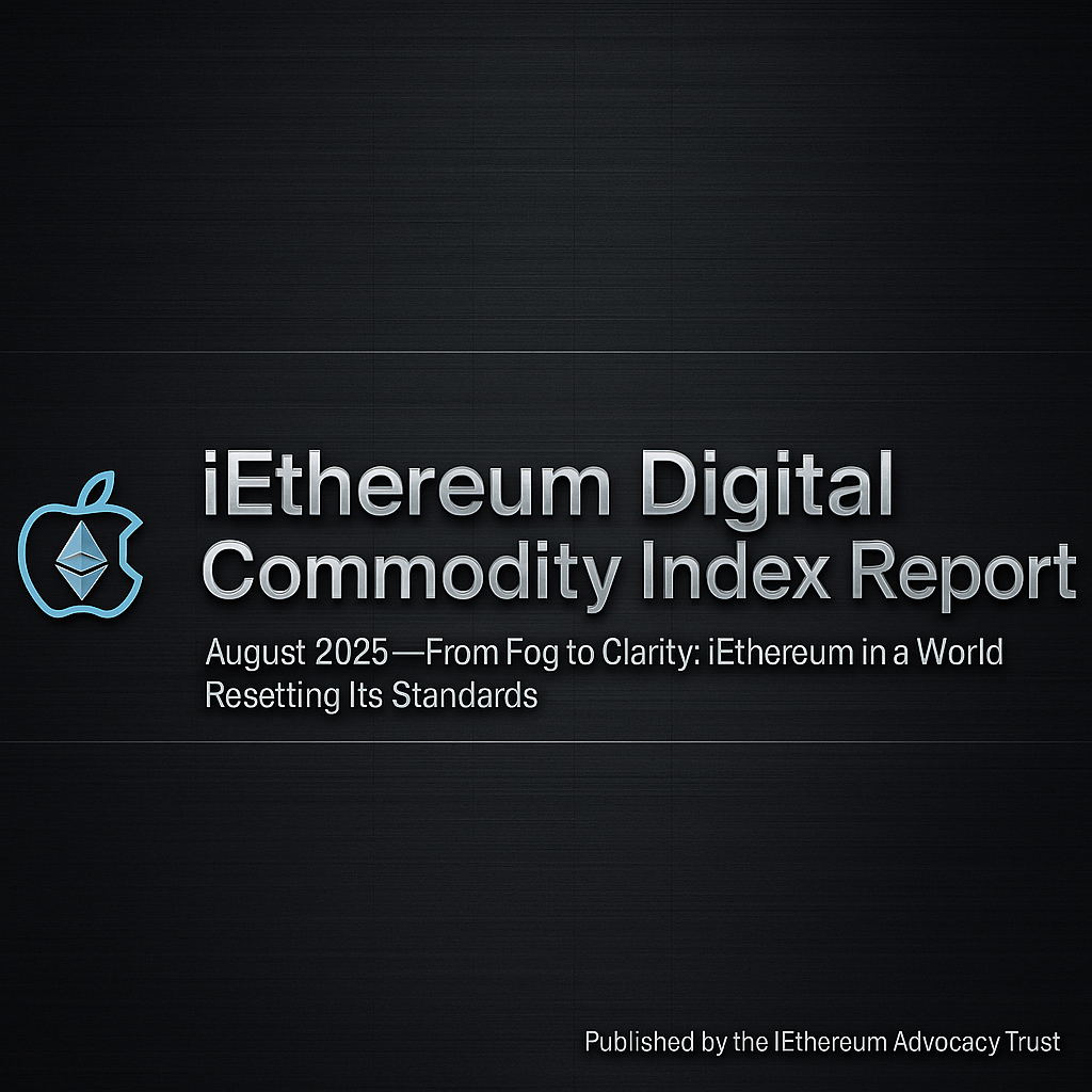 August 2025 iEthereum Digital Commodity Index Report