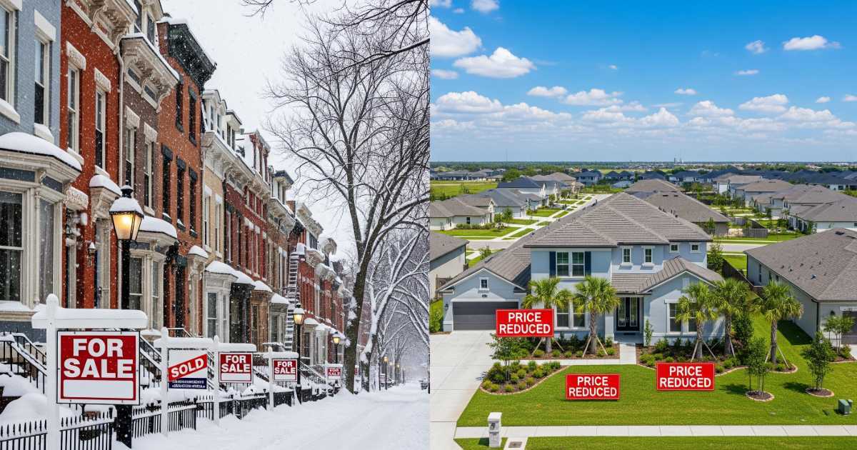 "Two-Speed" Housing Market: Where Prices Are Falling vs. Where They Are Soaring