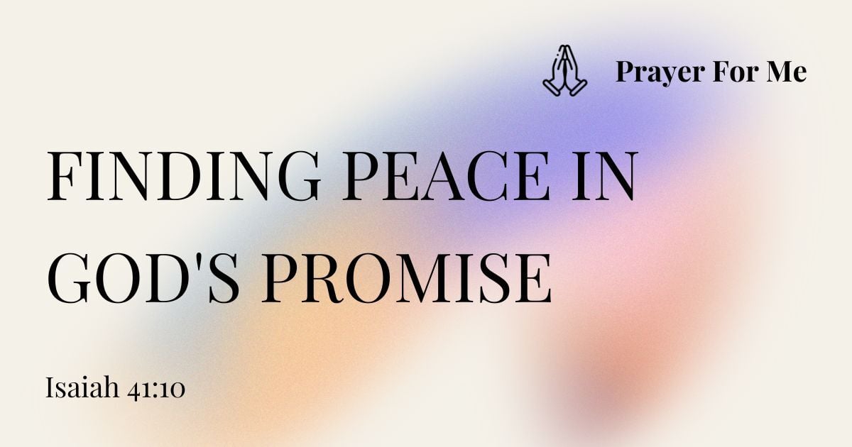 Finding Peace in God's Promise