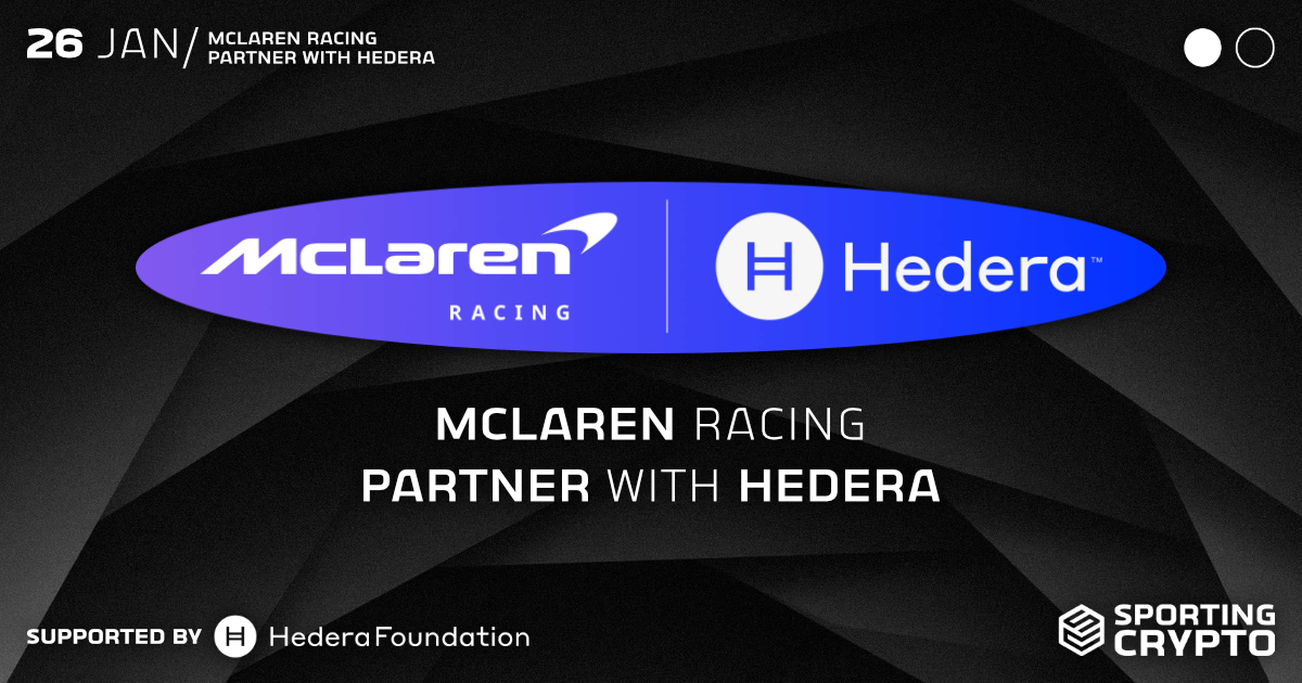 McLaren Racing Partner with Hedera