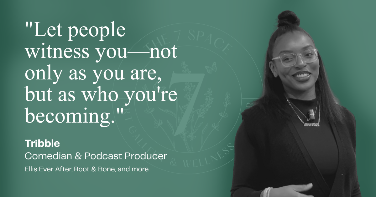 "Let people witness you..."