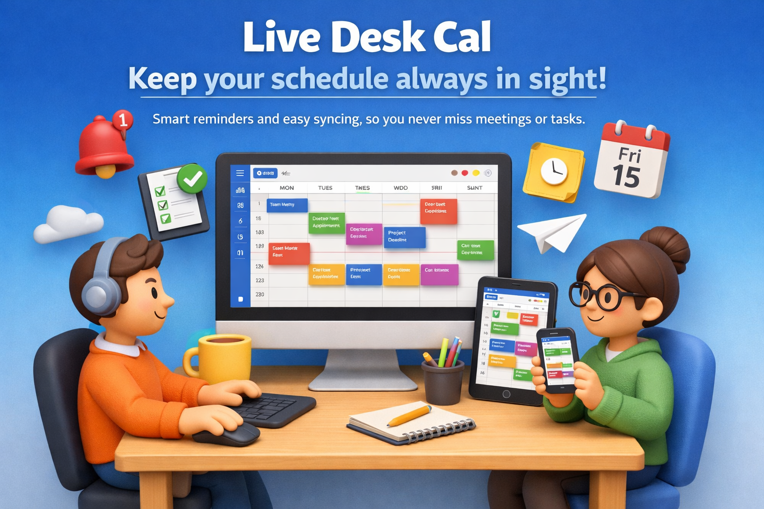 LiveDeskCal: 25-12-2025