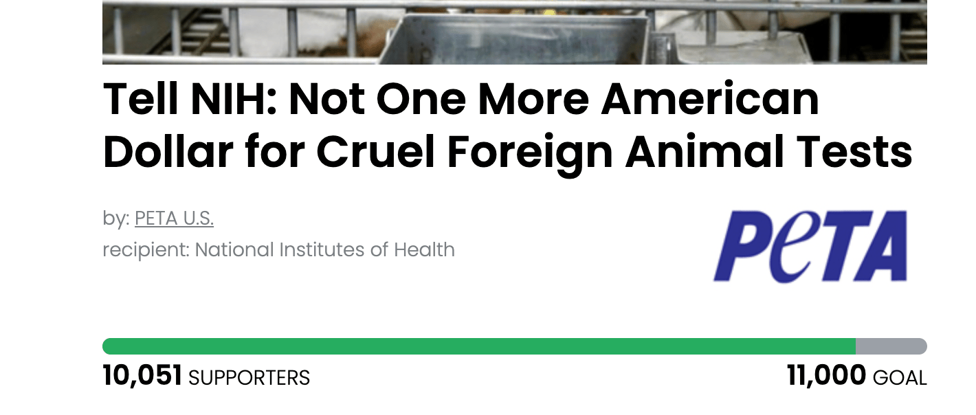 Animal Actions - Demand the end of animal testing! 