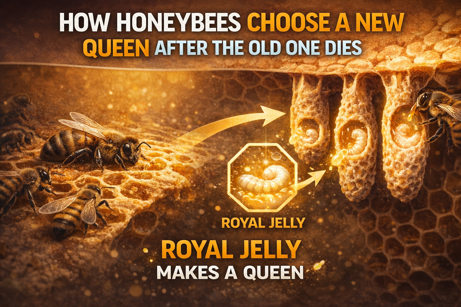 How Honeybees Choose a New Queen After the Old One Dies?