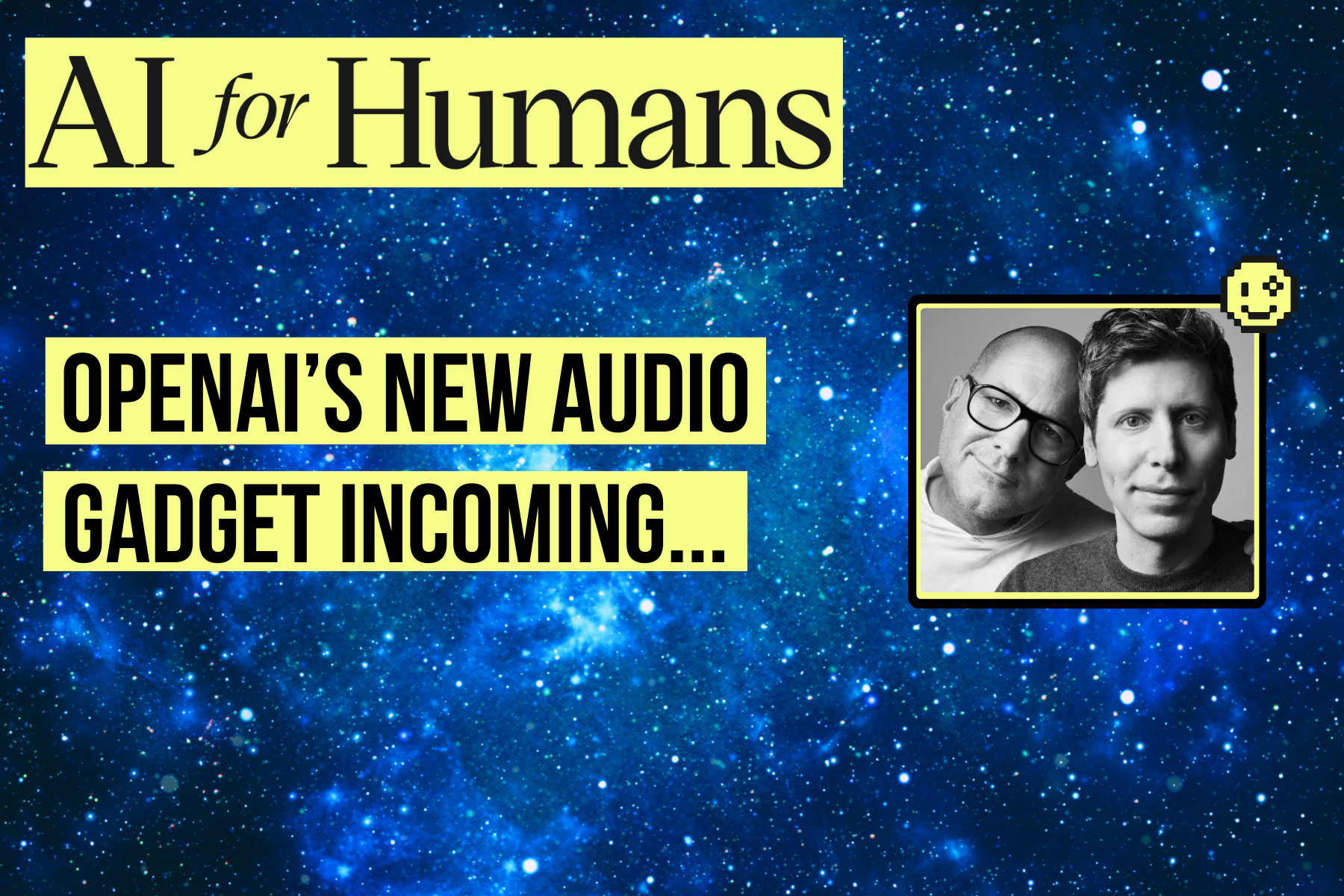 OpenAI's New Audio Gadget Will Determine The Future Of The Company