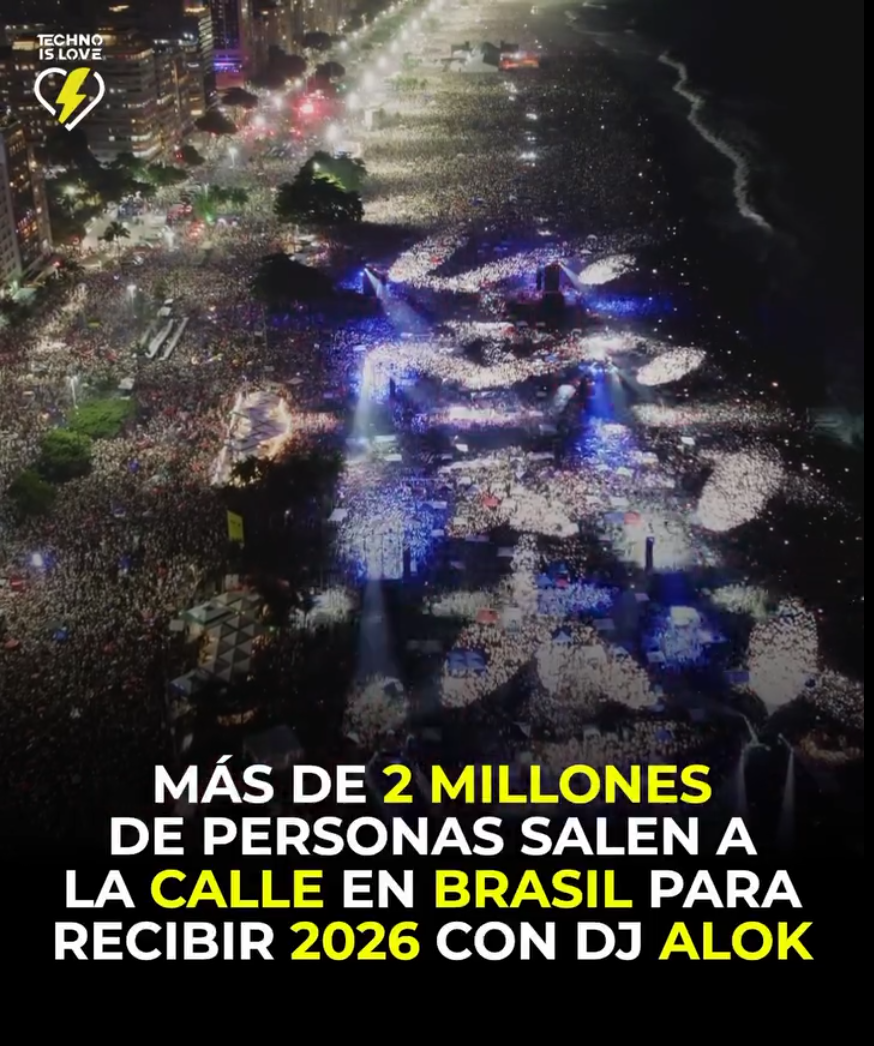 📰 #23 Más de 2 millones de personas celebran la llegada de 2026 con una rave en la calle en Brasil